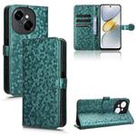 For Tecno Spark Go 2025 / Spark Go 1 Honeycomb Dot Texture Leather Phone Case(Green)