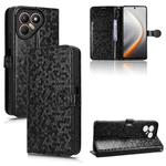 For Tecno Pova 7 4G Honeycomb Dot Texture Leather Phone Case(Black)