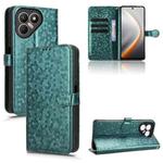 For Tecno Pova 7 4G Honeycomb Dot Texture Leather Phone Case(Green)