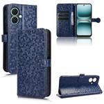 For Tecno Spark Go 2 4G Honeycomb Dot Texture Leather Phone Case(Blue)