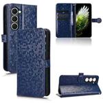 For Tecno Spark 40 Pro 4G Honeycomb Dot Texture Leather Phone Case(Blue)