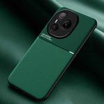 For Honor Power Classic Tilt Strip Grain Magnetic PC Hybrid TPU Phone Case(Green)
