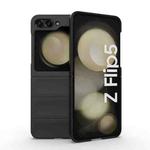 For Samsung Galaxy Z Flip5 5G Magic Shield Fold PC Shockproof Phone Case(Black)