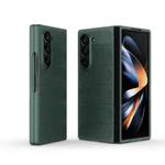 For Samsung Galaxy Z Fold6 Magic Shield Fold PC Shockproof Phone Case(Dark Green)