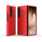 For Samsung Galaxy Z Fold7 5G Magic Shield Fold PC Shockproof Phone Case(Red)