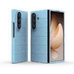 For Samsung Galaxy Z Fold7 5G Magic Shield Fold PC Shockproof Phone Case(Light Blue)