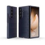 For Samsung Galaxy Z Fold7 5G Magic Shield Fold PC Shockproof Phone Case(Dark Blue)