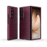 For Samsung Galaxy Z Fold7 5G Magic Shield Fold PC Shockproof Phone Case(Wine Red)