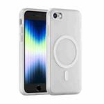 For iPhone SE 2022 / 2020 / 8 MagSafe Frosted Translucent TPU + PC Full Coverage Phone Case(White)