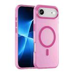 For iPhone 17 Air MagSafe Frosted Translucent TPU + PC Full Coverage Phone Case(Pink)