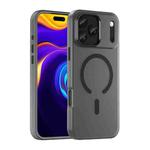 For iPhone 17 Pro Max MagSafe Frosted Translucent TPU + PC Full Coverage Phone Case(Black)