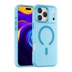 For iPhone 17 Pro Max MagSafe Frosted Translucent TPU + PC Full Coverage Phone Case(Blue)