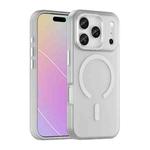 For iPhone 17 Pro MagSafe Frosted Translucent TPU + PC Full Coverage Phone Case(White)