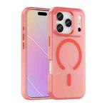 For iPhone 17 Pro MagSafe Frosted Translucent TPU + PC Full Coverage Phone Case(Red)