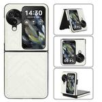 For OPPO Find N3 Flip V-shaped Folding Phone Case(White)