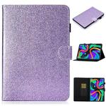 For Lenovo Tab M11/ Xiaoxin Pad 11 2024 Varnish Glitter Powder Smart Leather Tablet Case(Purple)