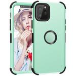 For iPhone 11 Pro 3 in 1 All-inclusive Shockproof Airbag Silicone + PC Case(Green)