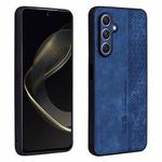 For Samsung Galaxy A25 5G AZNS 3D Embossed Skin Feel Phone Case(Sapphire Blue)