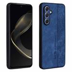 For Samsung Galaxy A55 5G AZNS 3D Embossed Skin Feel Phone Case(Sapphire Blue)