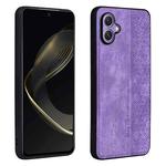 For Samsung Galaxy A05 AZNS 3D Embossed Skin Feel Phone Case(Purple)