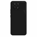 For Xiaomi Redmi K70 Pro Imitation Liquid Silicone Phone Case(Black)