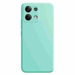 For Xiaomi Redmi Note 13 Imitation Liquid Silicone Phone Case(Light Cyan)