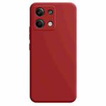 For Xiaomi Redmi Note 13 5G Imitation Liquid Silicone Phone Case(Dark Red)