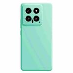 For Xiaomi 14 Imitation Liquid Silicone Phone Case(Light Cyan)