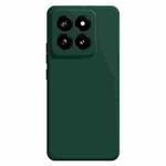 For Xiaomi 14 Pro Imitation Liquid Silicone Phone Case(Dark Green)