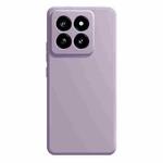 For Xiaomi 14 Pro Imitation Liquid Silicone Phone Case(Light Purple)