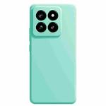 For Xiaomi 14 Pro Imitation Liquid Silicone Phone Case(Light Cyan)