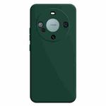 For Huawei Mate 60 Imitation Liquid Silicone Phone Case(Dark Green)