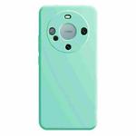 For Huawei Mate 60 Imitation Liquid Silicone Phone Case(Light Cyan)