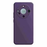 For Huawei Mate 60 Imitation Liquid Silicone Phone Case(Dark Purple)