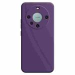 For Huawei Mate 60 Pro Imitation Liquid Silicone Phone Case(Dark Purple)