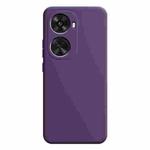For Huawei Nova 11 SE Imitation Liquid Silicone Phone Case(Dark Purple)