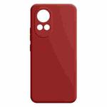 For Huawei Nova 12 Imitation Liquid Silicone Phone Case(Dark Red)