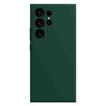 For Samsung Galaxy S24 Ultra 5G Imitation Liquid Silicone Phone Case(Dark Green)