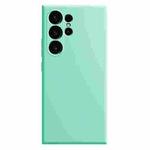 For Samsung Galaxy S24 Ultra 5G Imitation Liquid Silicone Phone Case(Light Cyan)