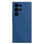 For Samsung Galaxy S24 Ultra 5G Imitation Liquid Silicone Phone Case(Blue)