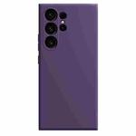 For Samsung Galaxy S24 Ultra 5G Imitation Liquid Silicone Phone Case(Dark Purple)