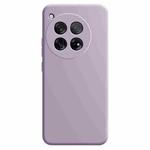 For OnePlus 12 Imitation Liquid Silicone Phone Case(Light Purple)