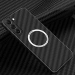 For Samsung Galaxy S24+ 5G Carbon Fiber Texture MagSafe Magnetic Phone Case(Black)