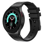 For Samsung Galaxy watch 4 / 5 / 6 AP Series Liquid Silicone Watch Band(Black)