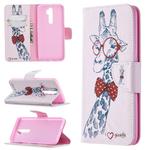 For Oppo A5 (2020) / A9 (2020) Colored Drawing Pattern Horizontal Flip Leather Case with Holder & Card Slots & Wallet(Deer)