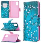 For Oppo A72 / A52 / A92 Colored Drawing Pattern Horizontal Flip Leather Case with Holder & Card Slots & Wallet(Plum Blossom)