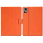 For Lenovo Tab M11/ Xiaoxin Pad 11 2024 Pure Color Smart Leather Tablet Case(Orange)