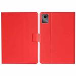 For Lenovo Tab M11/ Xiaoxin Pad 11 2024 Pure Color Smart Leather Tablet Case(Red)