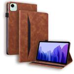 For Honor Pad X9a / X9 Pro Splicing Shockproof Leather Tablet Case(Brown)