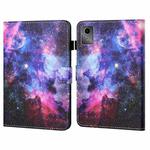 For Lenovo Tab M11/ Xiaoxin Pad 11 2024 Coloured Drawing Stitching Smart Leather Tablet Case(Starry Sky)